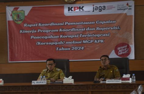 Pj Bupati Barito Timur Buka Rakor MCP Program Koordinasi Dan Supervisi