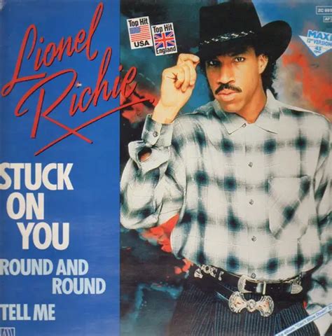 Lionel Richie Stuck on you round and round (Vinyl Records, LP, CD) on ...