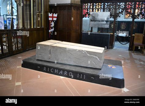 Tomb of King Richard III in Leicester Cathedral, Leicester ...