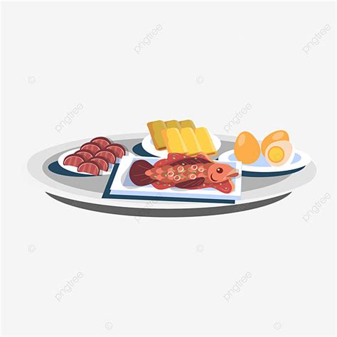 Healthy Food Plate Vector Hd Images, Healthy Breakfast Food Plate ...