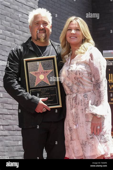 May Los Angeles California U S Guy Fieri And His Wife