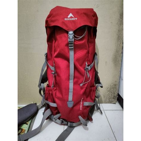 Jual Carrier Keril Tas Gunung Eiger Streamline L Shopee Indonesia