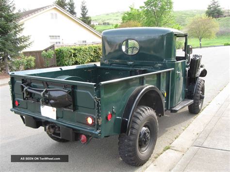 1951 Dodge M 37 Military ¾ Ton Truck 4 X 4