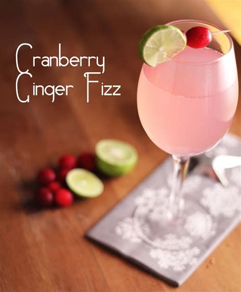 Cranberry Ginger Fizz Recipe Fizz Ginger Fizz Pomegranate Sangria