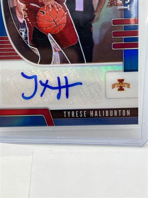 Lot #36 Tyrese Haliburton 2019 Autographed Rookie Basketball Card ...