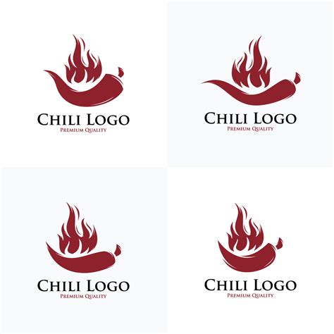 Collection Of Hot Spicy Chili Logo Design Vector 11155728 Vector Art At Vecteezy