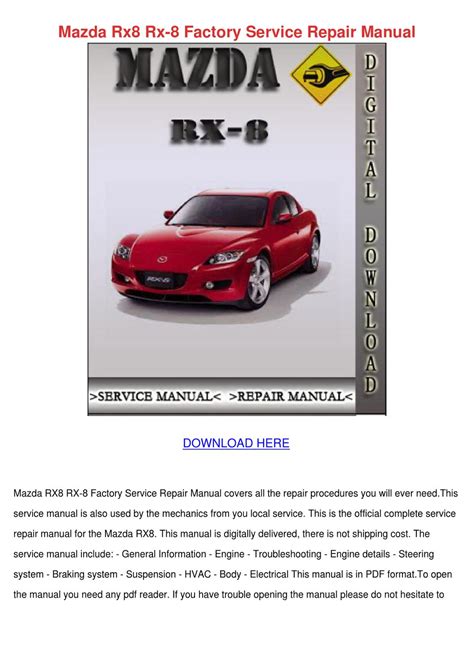 Rx Factory Service Manual