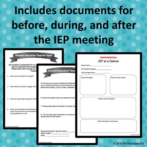 Special Education Iep Input Forms With Iep At A Glance And Caseload