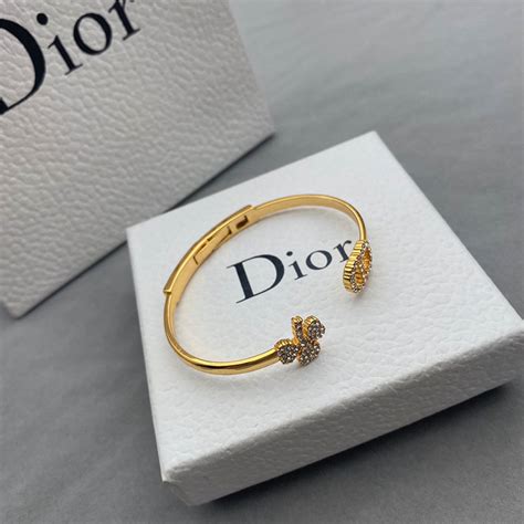 Diorevolution Cuff Bracelet Metal And White Crystals Gold Dior Bag Outlet Official