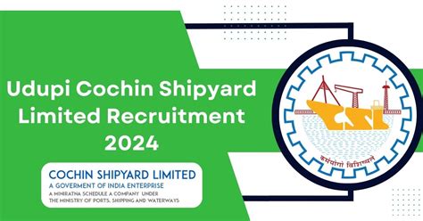 Udupi Cochin Shipyard Limited Recruitment Apprenticeship