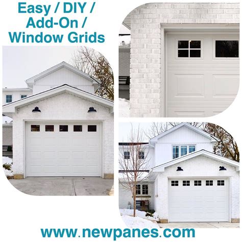 How To Add Window Panes Grids Grilles Mullions Muntins To Your Garage Door Window Grids