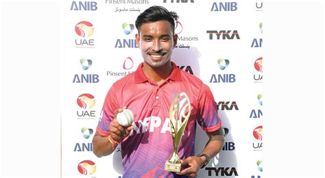 Kami Lamichhane Register Best Bowling Figures Tie Odi Series Against