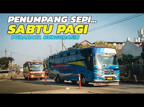 Suasana Jalur Pintu Keluar Pagi Hari Terminal Purabaya Bungurasih Youtube