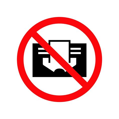 cover sign prohibition symbol image vector icon  vector