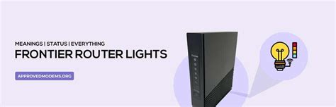 Frontier Modem Router Lights Meanings States Fixes