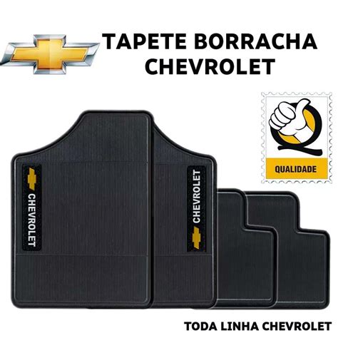 Jogo De Tapete Automotivo Para Todos Carros Chevrolet Emborrachado