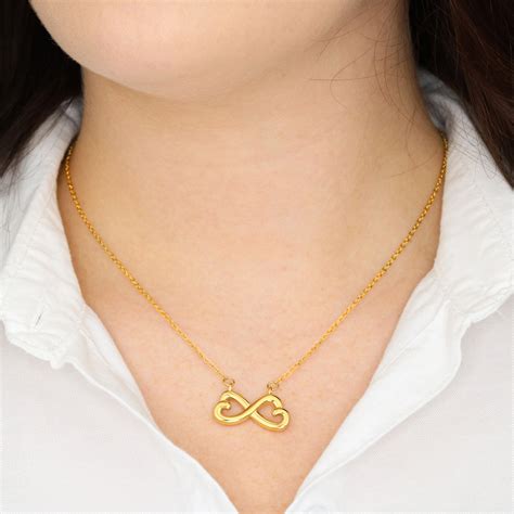 Thank You Gift For Nurse Heart Of Gold Infinity Heart Necklace | Heart Of Gold Necklace | CubeBik