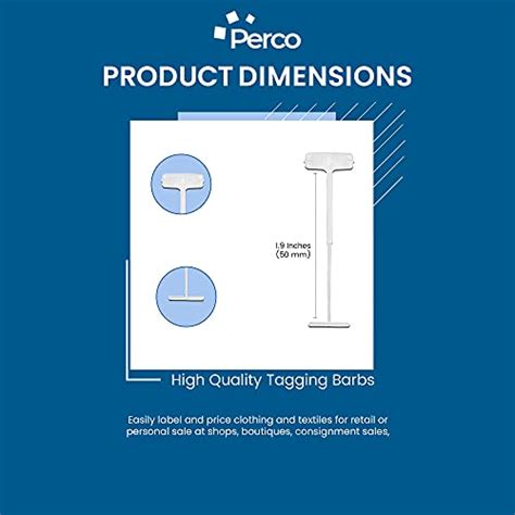 Perco 50mm Regular Plastic Tag Barbs, Suitable for Standard Tagging Gu ...