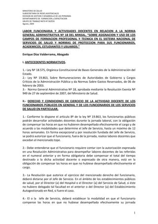 16 Labor Funcionaria Y Actividades Docentes Del Funcionario Publico PDF