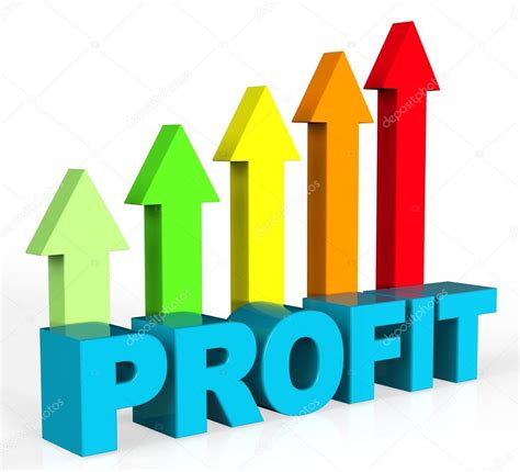 Increase Profit Represents Rising Upward And Raise Stock Photo By