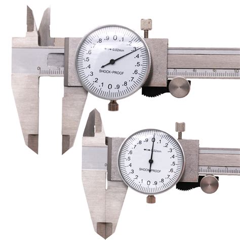 Metric Gauge Measuring Tool Dial Caliper Mm Mm Shock Proof