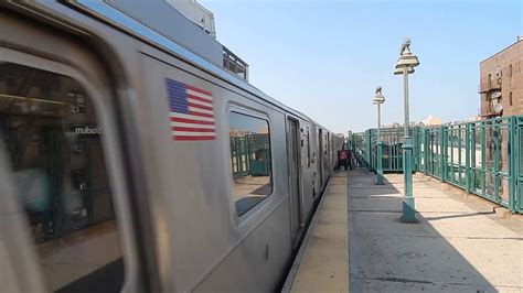 Woodlawn Bound R142a 4 Train Leaving 161st Street Yankee Stadium Irt Jerome Avenue Line