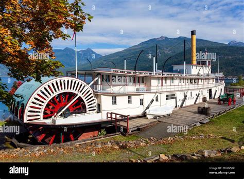 The Ss Moyie Is A Paddle Steamer Sternwheeler That Worked On Kootenay