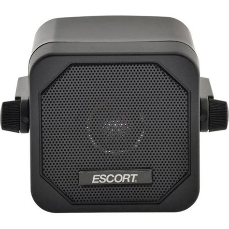 Escort 175 1 Way Detector Auxiliary Speaker Each Black 001spk E0