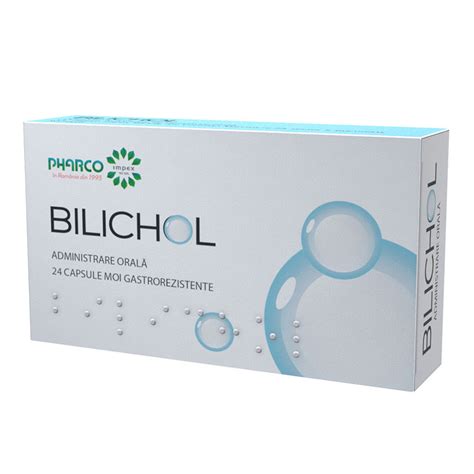 Bilichol Capsule Moi Gastrorezistente Pharco Pret Avantajos