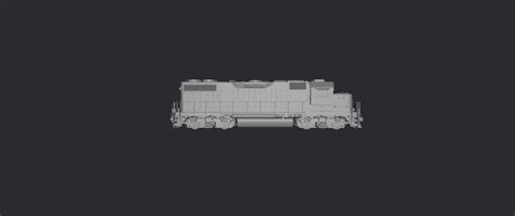 3d Model Emd Gp38 2 Vr Ar Low Poly Cgtrader