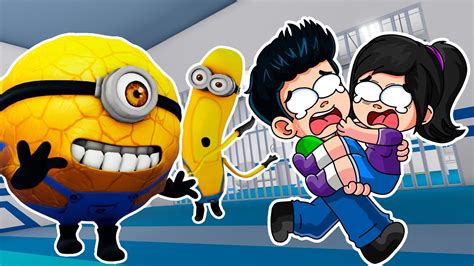 Escapa De La Prision De Los Mega Minions En Roblox Minions Barry S