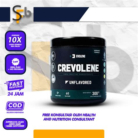 Jual EVOLENE Crevolene 200 Mesh 30 60 Serving Creatine Monohydrate