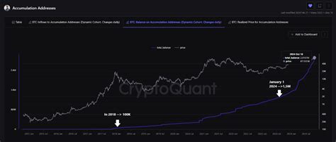 Bitcoin Accumulation Addresses Now Hold M Btc Surpassing The