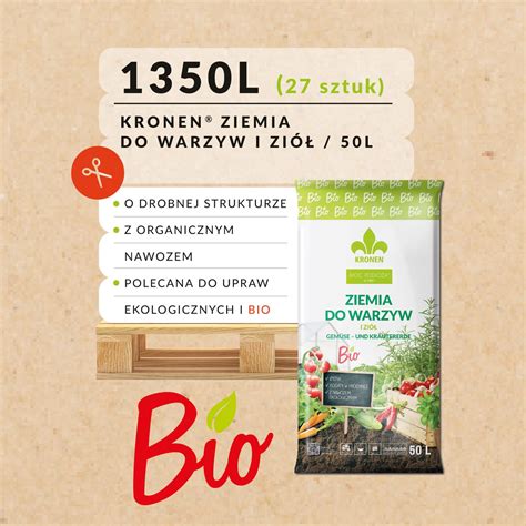 27x ZIEMIA KRONEN DO ZIÓŁ I WARZYW 50L BIO ogrod marzen24 pl