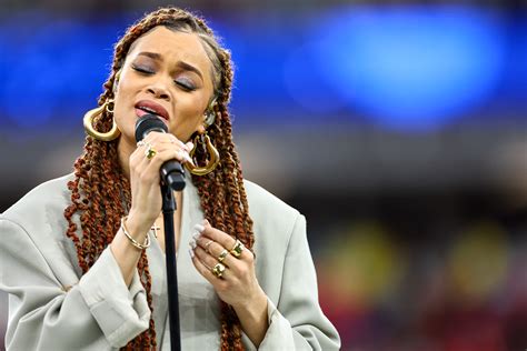 Andra Day Sings Lift Every Voice And Sing At Super Bowl Lviii Kc Concerts