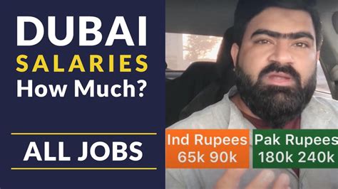 How Much Salary In Dubai Complete List Dubai Salaries 2023 YouTube