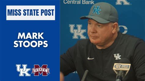 Mark Stoops Postgame Press Conference At Mississippi State On3