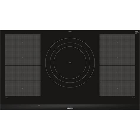 Siemens EX975LVV1E iQ700 90cm Induction Hob - Black | Appliances Direct