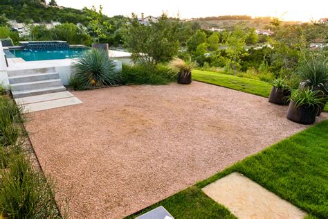 Decomposed Granite Patio Contemporary Garden Austin By Eden