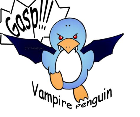 Vampire Penguin by pixelatedpoison on DeviantArt