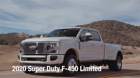 2020 Ford Super Duty F 450 Limited Youtube