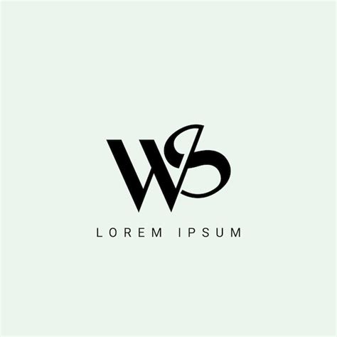 Premium Vector Letter Ws And Sw Monogram Initial Logo Geometric Modern Gradient Grid Logo