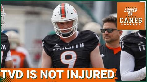 Miami Hurricanes Starting Qb Tyler Van Dyke Is Percent Healthy