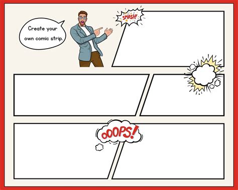 Free Printable Comic Strip Templates You Can Customize Off