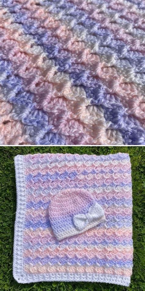 Pastel Crystal Waves Crochet Blanket By Elaina S Crochet Creations