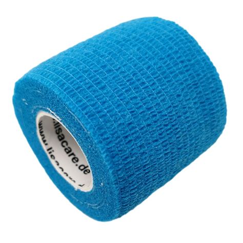 LisaCare Selbstklebender Verband Hellblau 5cm X 4 5cm 1 St Shop