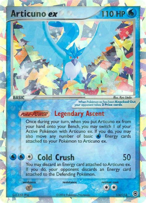 Articuno EX 114 Prices Pokemon Fire Red Leaf Green Pokemon Cards