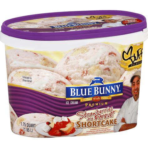 Blue Bunny Ice Cream Premium Strawberries Are Forever Shortcake Ice