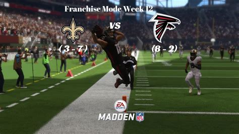 Madden Franchise Mode Week Vs New Orleans Saints Ps