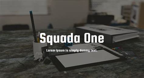 Squada One Font Free Download Font Xs